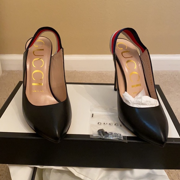 Gucci black heels ( malaga kid/ NE) - Picture 6 of 8